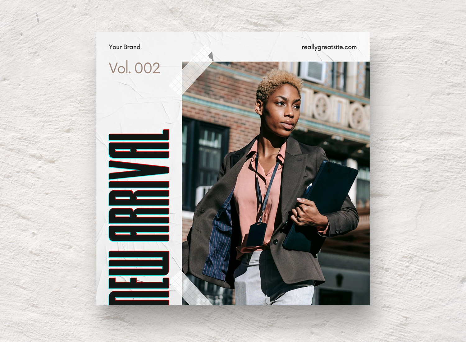 Шаблон поста для Инстаграм - Fashion Streetwear New Arrival #3