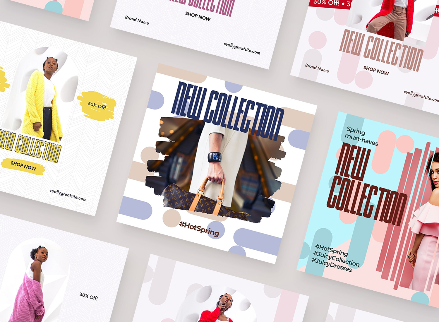 Шаблон поста для Instagram - New Collection #1
